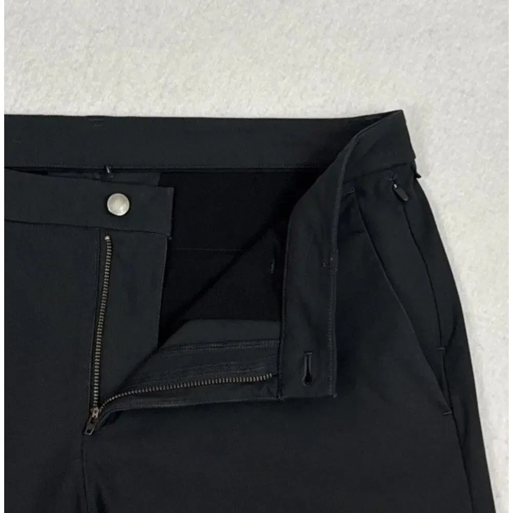 Lululemon Commission Pants Mens 36 Black Warpstreme Stretch Chino Performance